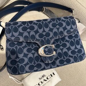 Coach Tabby denim Crossbody Bag